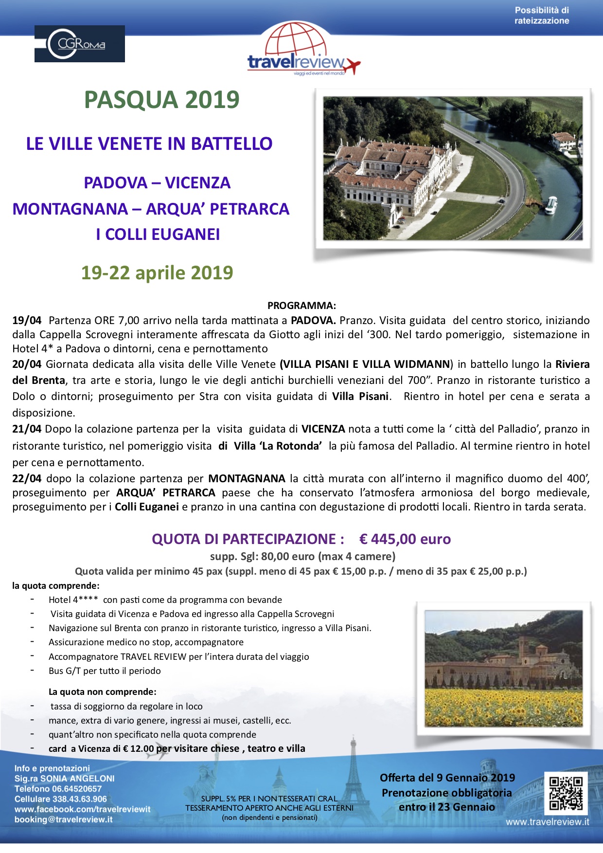 PASQUA alle VILLE VENETE part. di gruppo CRAL CIGIRO
