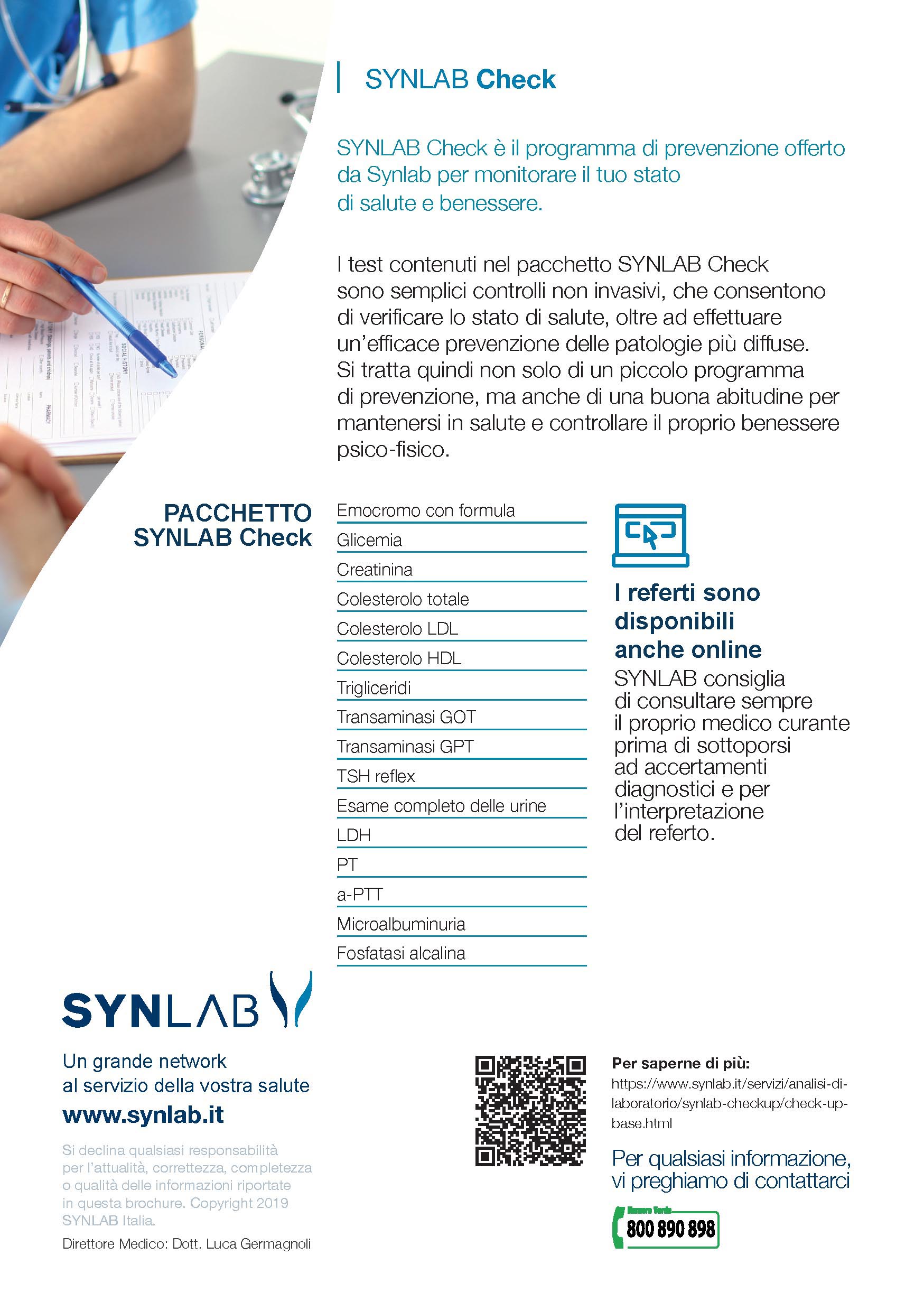 Synlab checkup Pagina 2