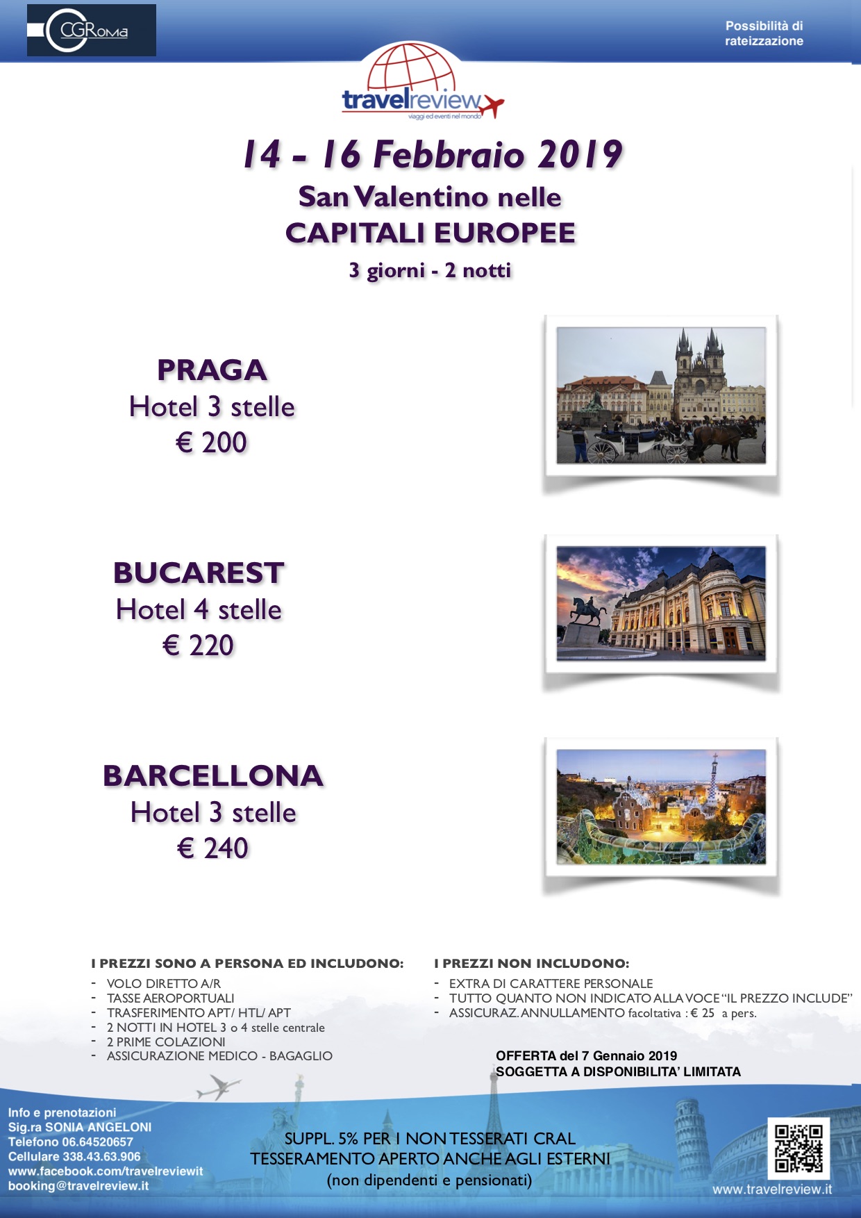 SAN VALENTINO praga bucarest barcellona