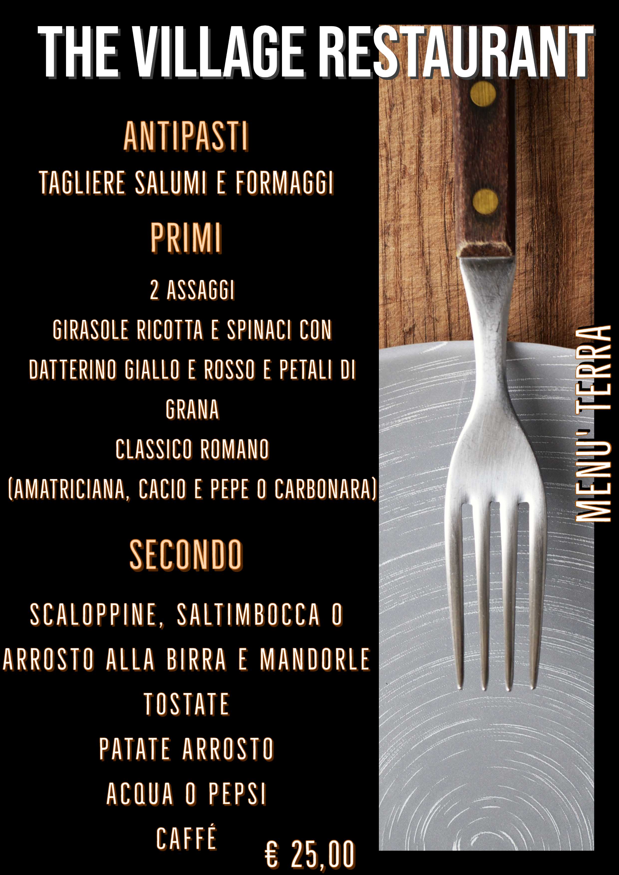 menu carne